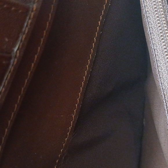 Polo by Ralph Lauren Women Brown GreenTartan Plaid Leather Bifold Vintage Wallet - Picture 8 of 11